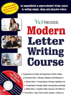 cover image of Modern Letter Writing Course